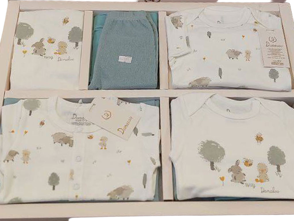 ست بیمارستانی 19 تکه نوزادی طرح ببعی و جوجه دانالو Danaloo