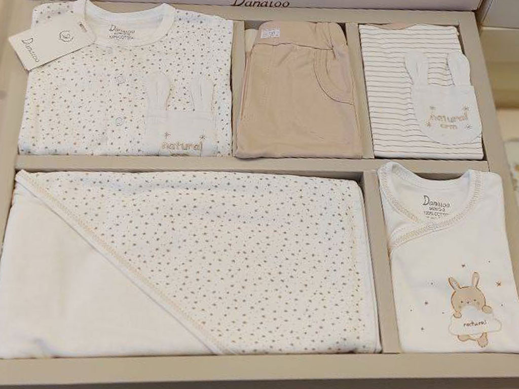 ست بیمارستانی 13 تکه نوزادی طرح خرگوش و ستاره دانالو Danaloo