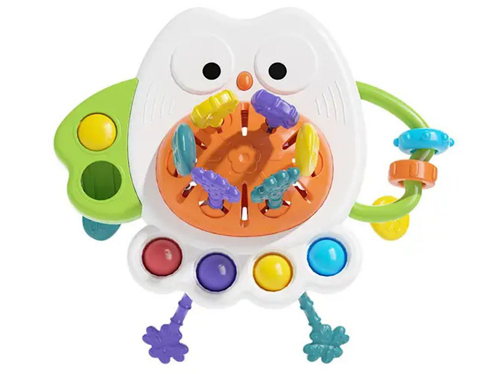 بیزی کیوب یا بیزی بال دندانگیر دار طرح جغد aiyingle