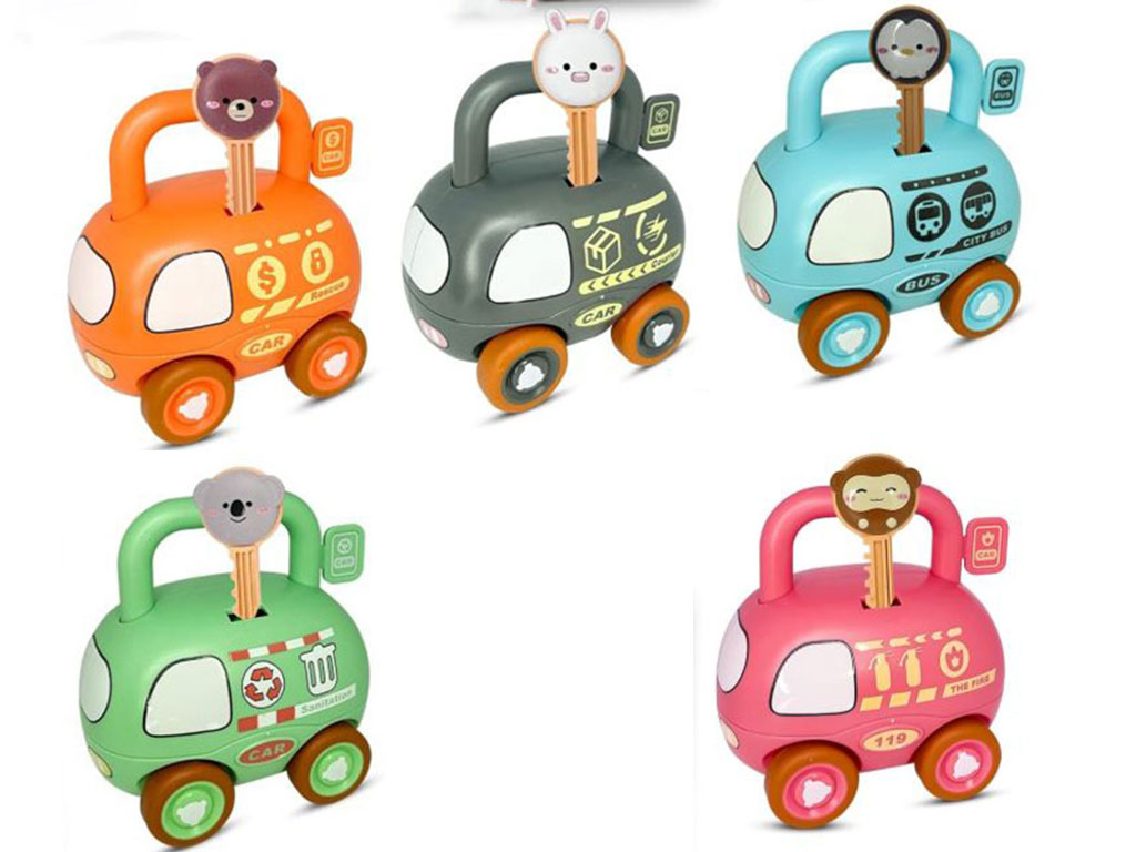 ماشین قفل و کلید دار اسباب بازی