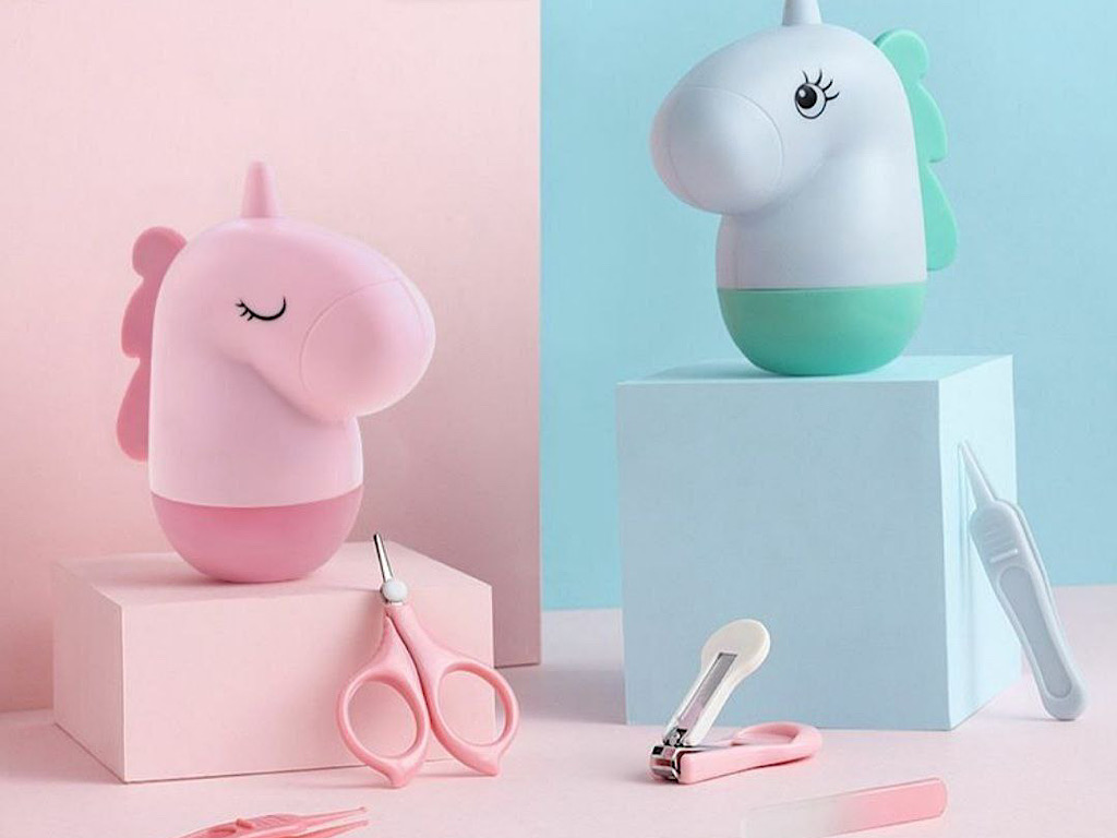 ست مانیکور کودک طرح اسب تک شاخ