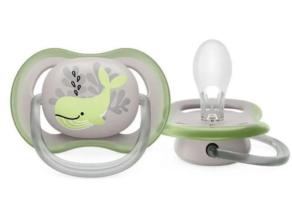 پستانک ارتودنسی  دو عددی نوزادی 18-6 ماه مدل ultra air فیلیپس اونت philips avent