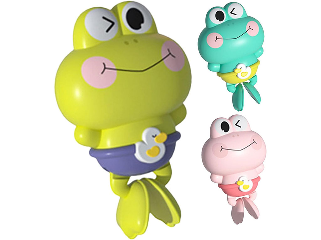 اسباب بازی حمام مدل کوکی طرح قورباغه شناگر