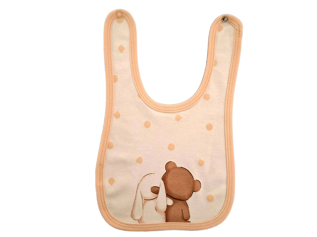 پیشبند نوزادی دخترانه طرح میشا پاپو papo