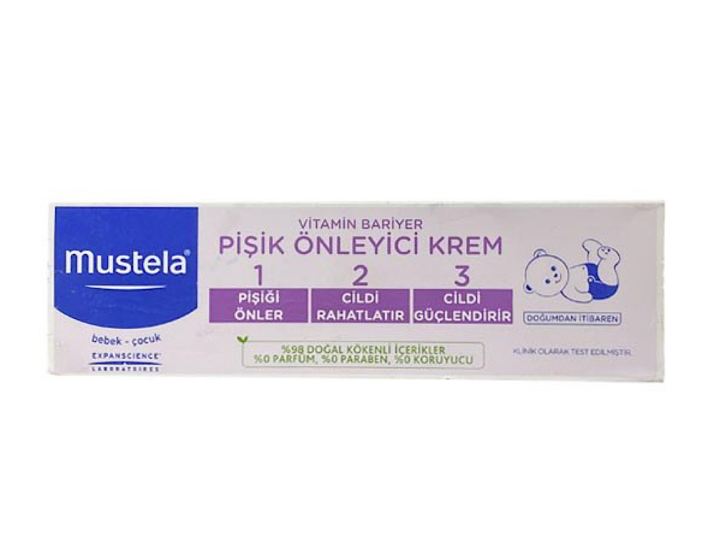 کرم سوختگی نوزاد 50 میل مدل  3 2 1   BARRIER موستلا  mustela