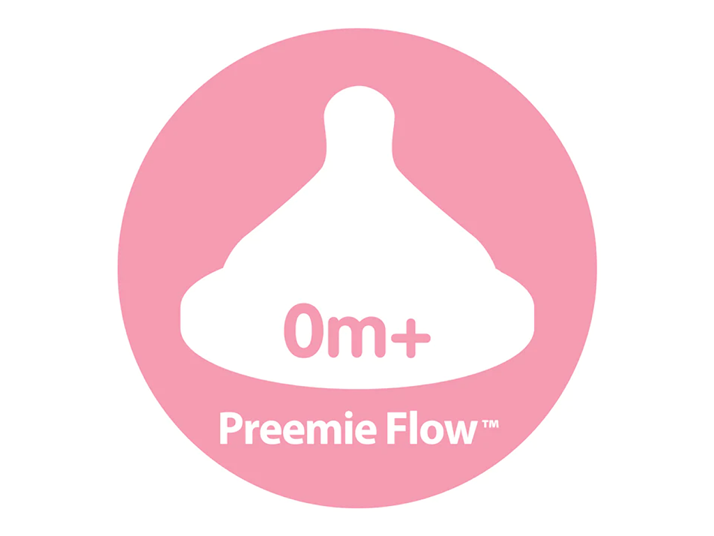 سر شیشه شیر سیلیکونی +0 ماه نوزادی wide-neck دهانه عریض level Preemie flow دو عددی دکتر براون Dr Browns