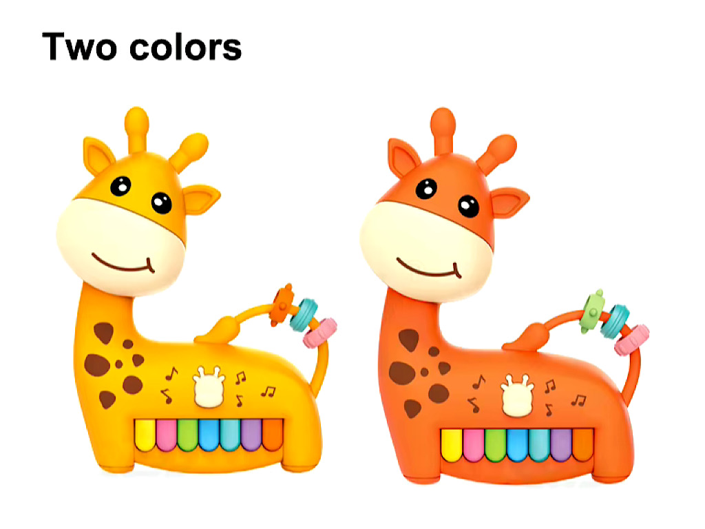 ارگ موزیکال طرح زرافه با مهره های دندانگیر و دست ورزی