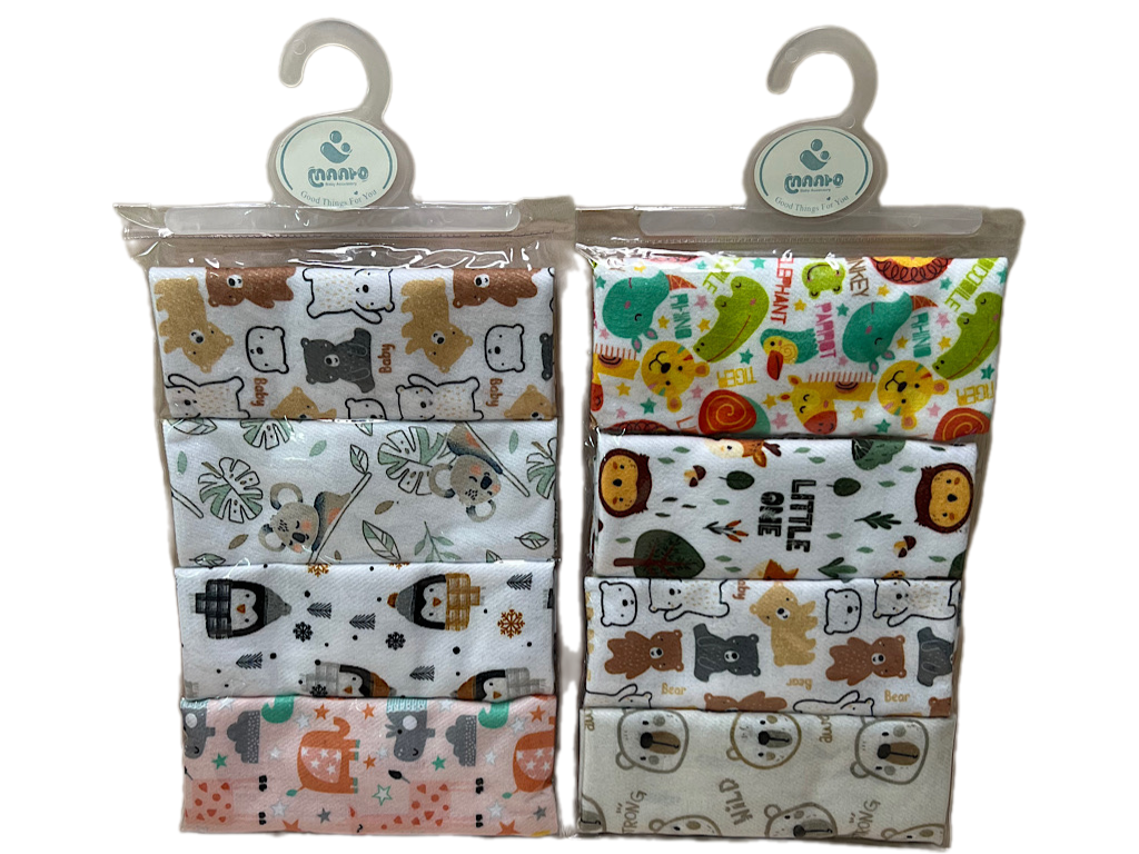 دستمال دست و صورت 4 عددی نوزادی ماتو  MAATO