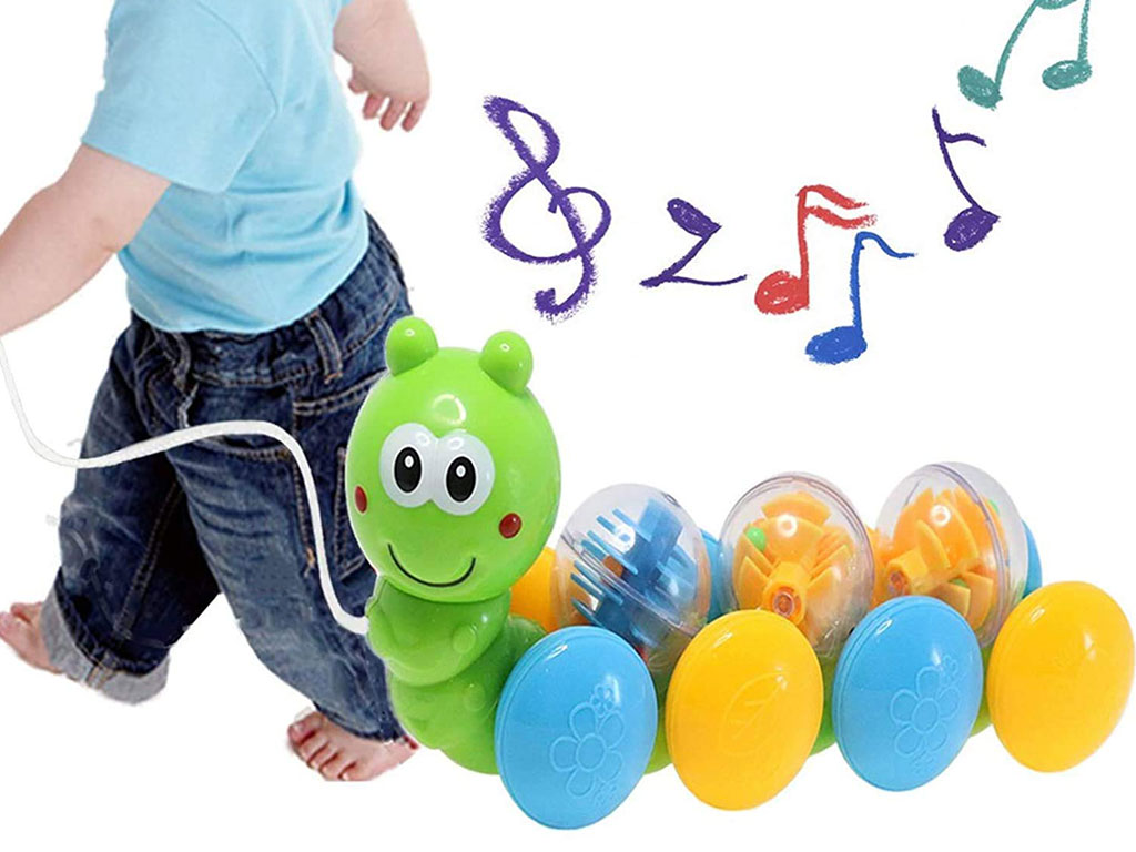 کرم جغجغه ای اسباب بازی