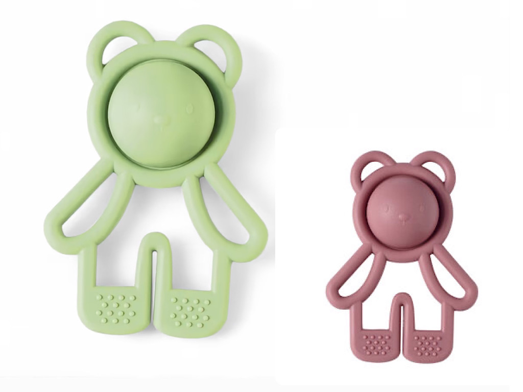 دندانگیر سیلیکونی پاپتی نوزادی طرح تدی