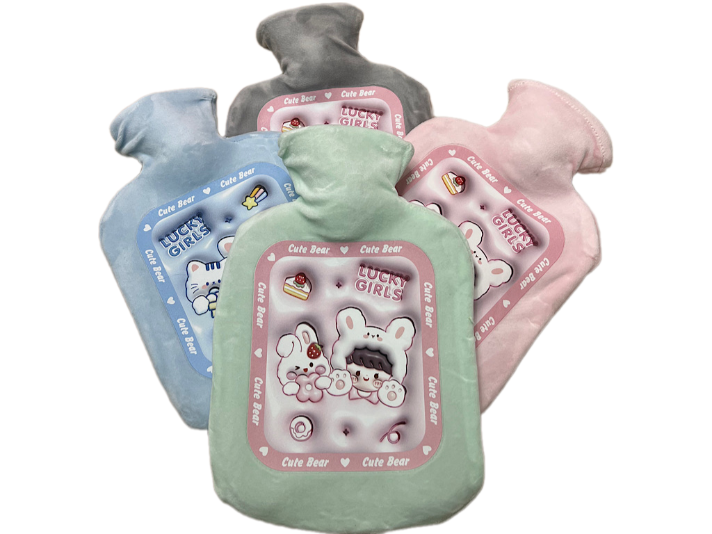 کیسه آب گرم نوزاد و کودک سه بعدی مخملی