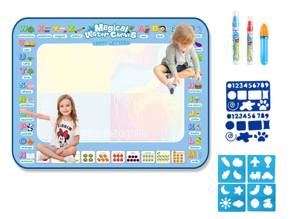 سفره جادویی نقاشی با ماژیک طرح حروف انگلیسی