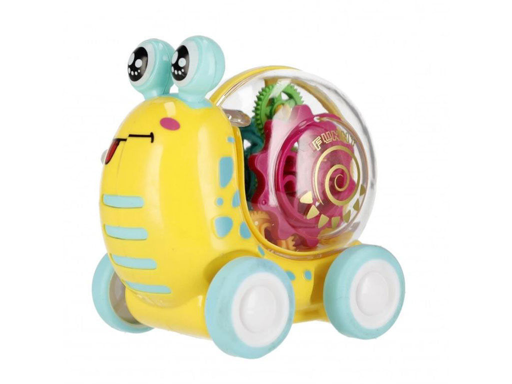 حلزون قدرتی و چراغ دار چرخ دنده ای اسباب بازی