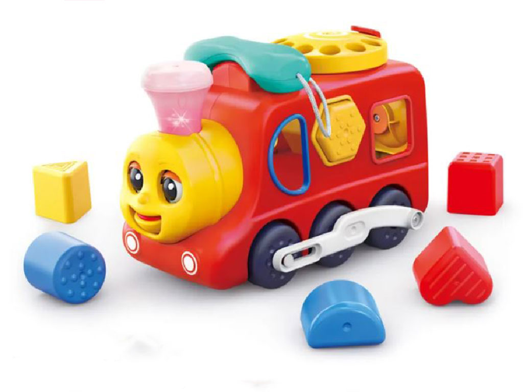 لوکوموتیو موزیکال چند منظوره اسباب بازی هولا تویز HOLA