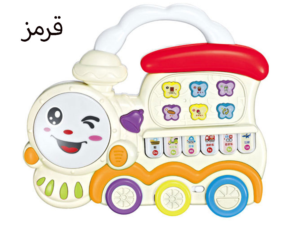 پیانو موزیکال و چراغ دار طرح قطار اسباب بازی