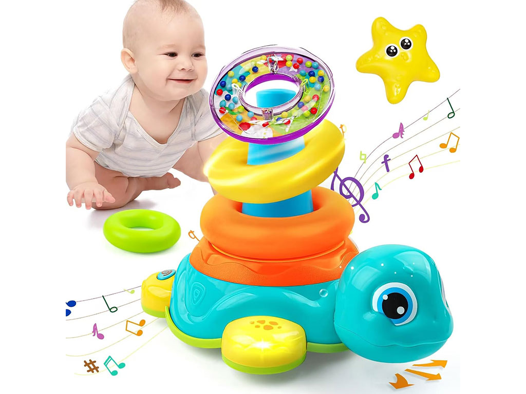 حلقه هوش موزیکال طرح لاک پشت اسباب بازی Five star