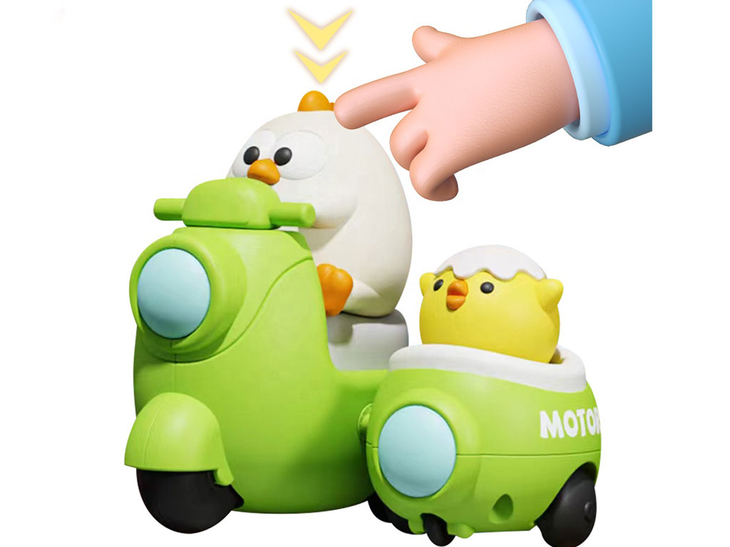 جوجه فشاری وسپا سوار اسباب بازی