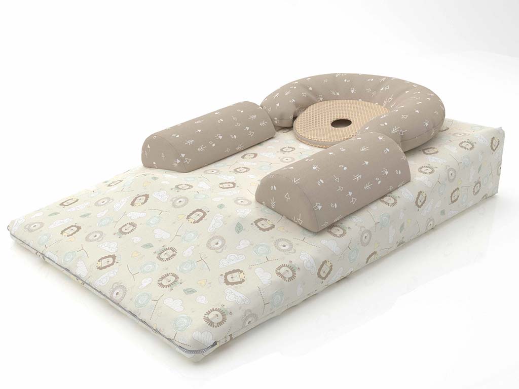 تشک آنتی رفلاکس LION CUBS (شیب 12 درجه)  رزبرن roseborn