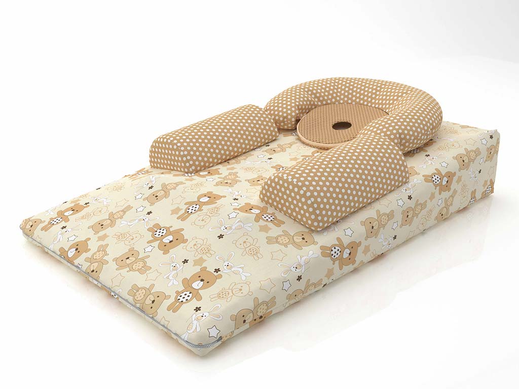 تشک آنتی رفلاکس BEAR AND KITE (شیب 12 درجه)  رزبرن roseborn