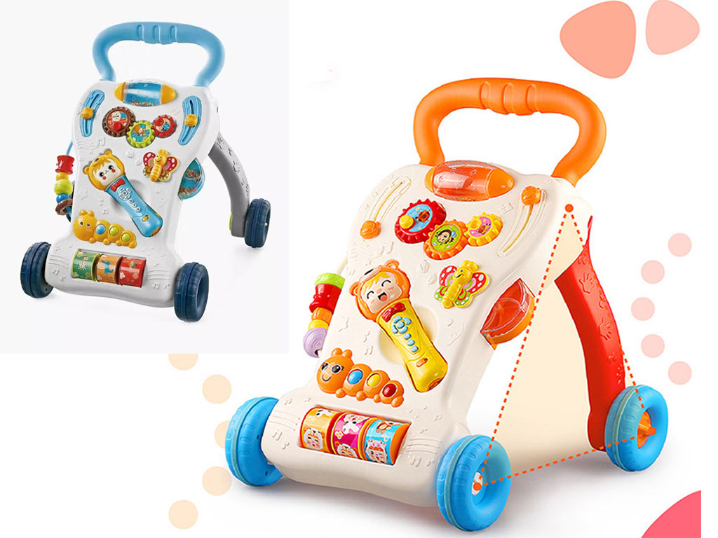 واکر موزیکال نوزادی دارای میکروفون اسباب بازی youleen