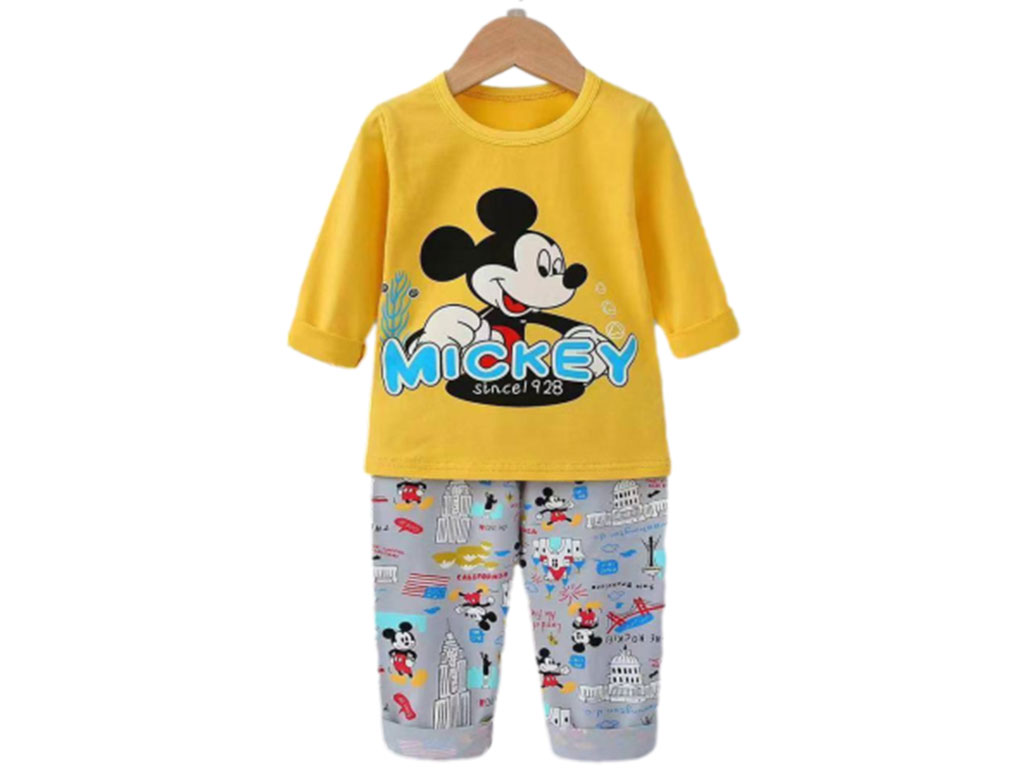 بلوز و شلوار راحتی پسرانه طرح میکی موس