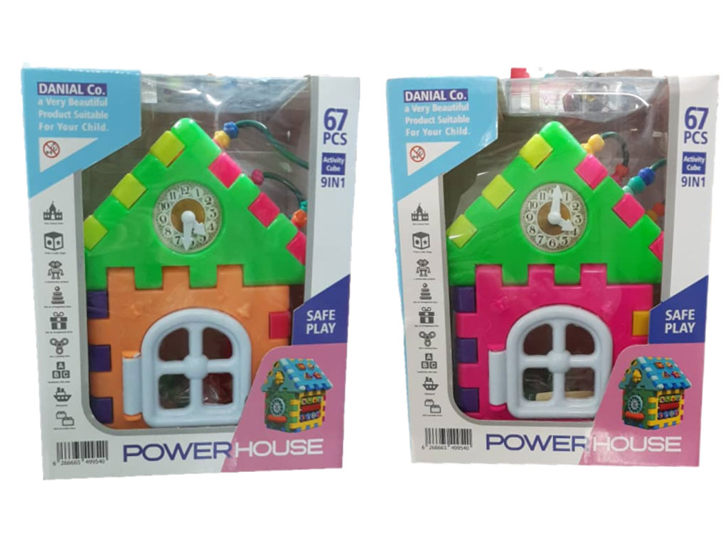 کلبه هوش 67 قطعه اسباب بازی دانیال danial toys