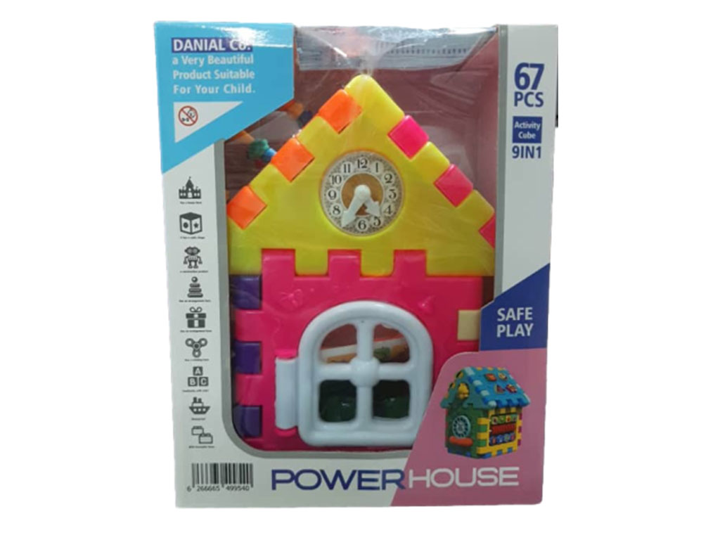 کلبه هوش 67 قطعه اسباب بازی دانیال danial toys