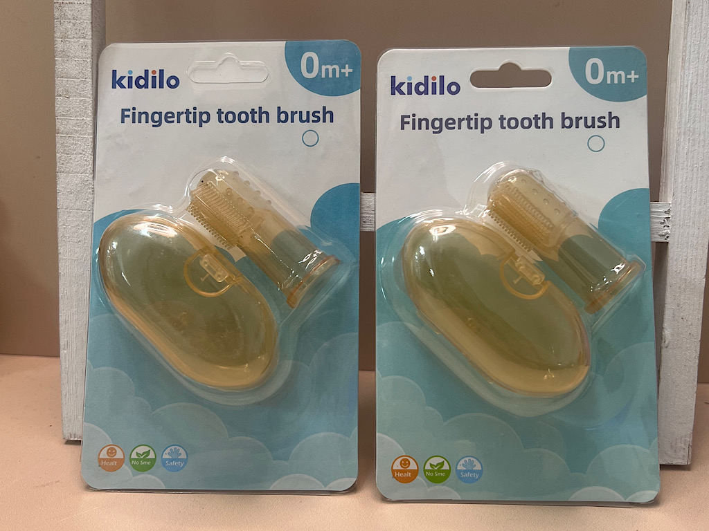 مسواک انگشتی قابدار Kidilo