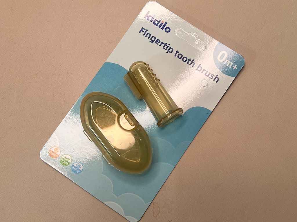مسواک انگشتی قابدار Kidilo