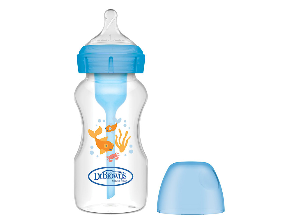 شیشه شیر آنتی کولیک 270 میلی لیتر دهانه عریض دکتر براون DR BROWNS