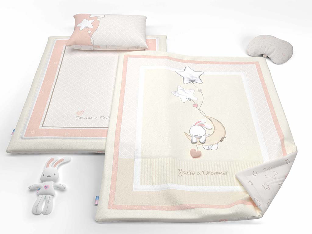 سرویس خواب چهارتکه DREAMER DAISY+عروسک موزیکال رز برن roseborn 