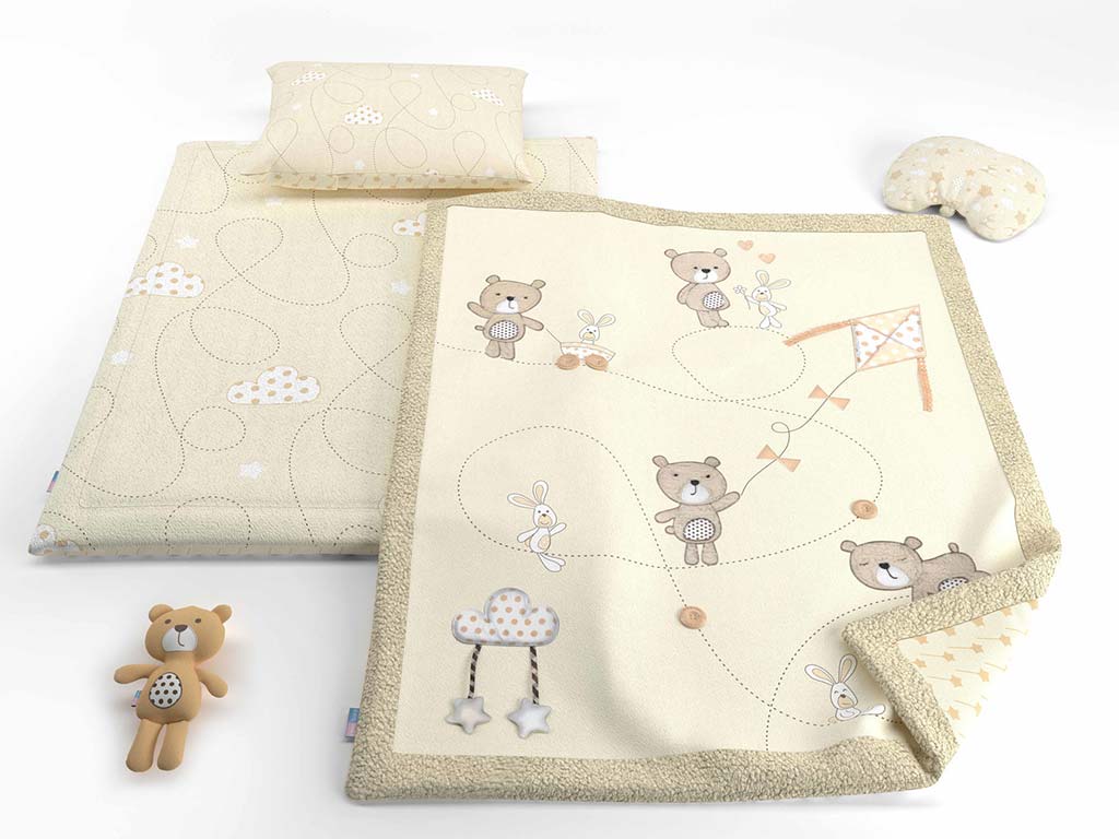 سرویس خواب چهار تکه BEAR & KITE رز برن roseborn 