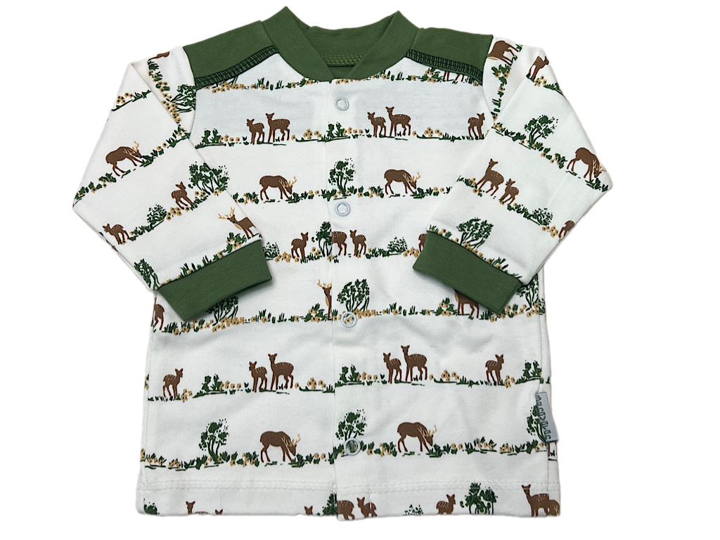 بلوز مانتویی نوزادی طرح گوزن به آوران behavaran