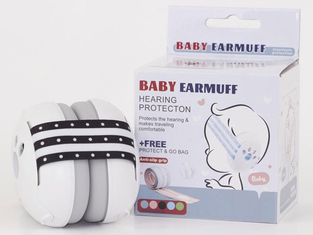 نویزگیر و محافظ صدای گوش نوزاد طرح پنجه baby earmuff