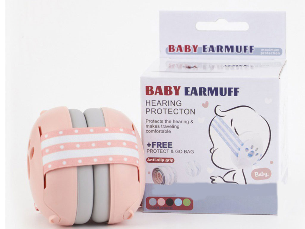 نویزگیر و محافظ صدای گوش نوزاد طرح پنجه baby earmuff