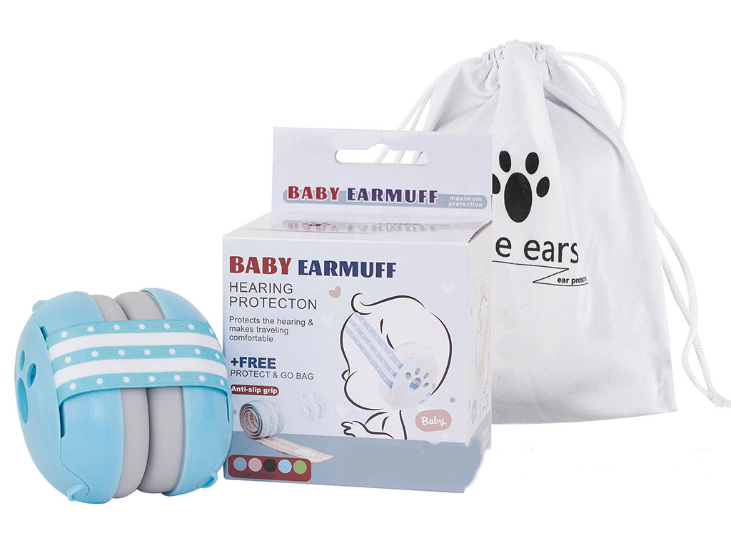 نویزگیر و محافظ صدای گوش نوزاد طرح پنجه baby earmuff