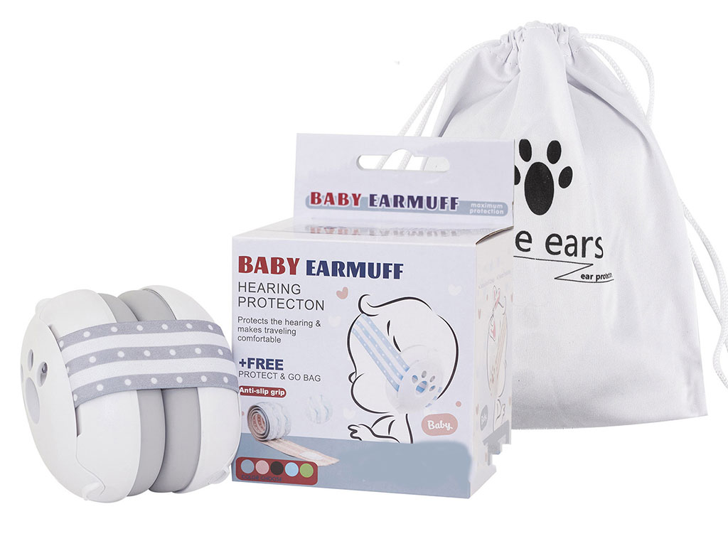 نویزگیر و محافظ صدای گوش نوزاد طرح پنجه baby earmuff