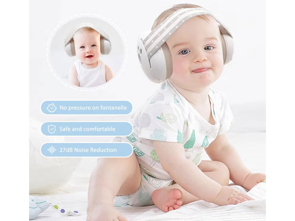 نویزگیر و محافظ صدای گوش نوزاد طرح پنجه baby earmuff