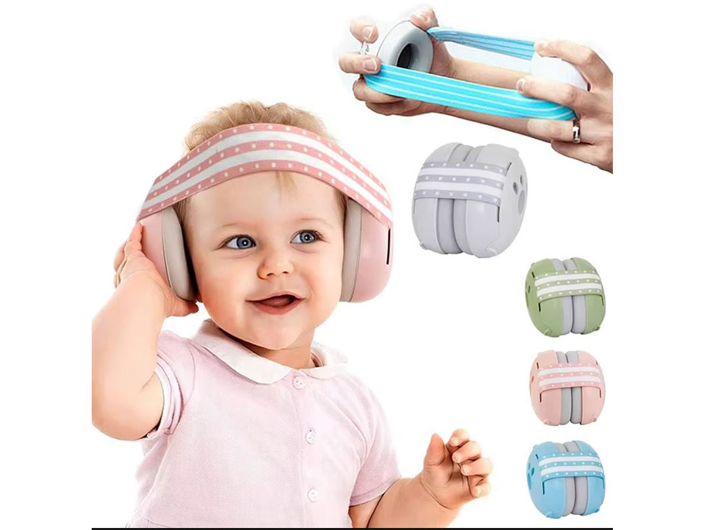 نویزگیر و محافظ صدای گوش نوزاد طرح پنجه baby earmuff