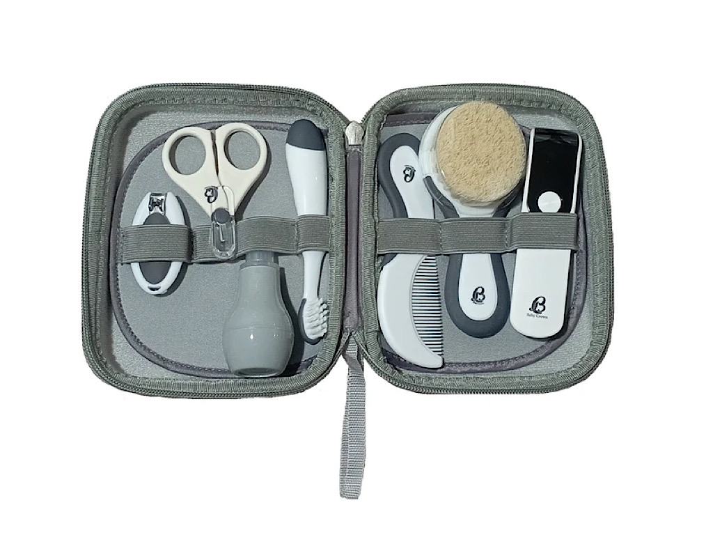 ست بهداشتی با تب سنج دیجیتالی نوزادی 7 تکه BABY CROWN