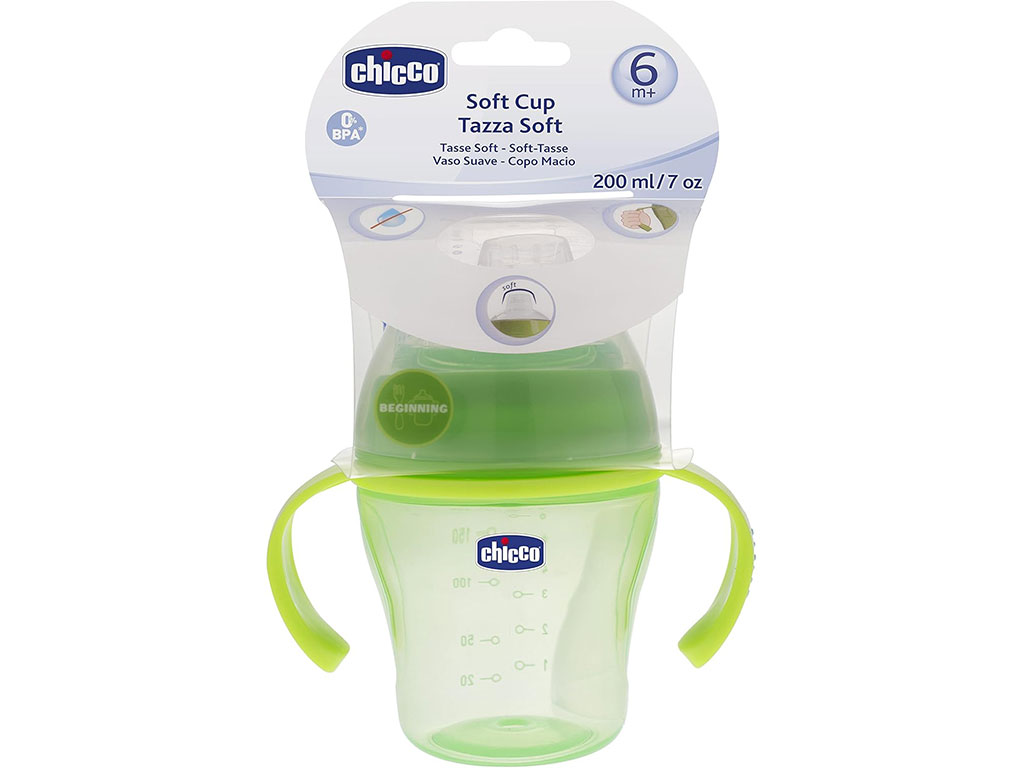 لیوان آبمیوه خوری ضد چکه  200 میلی لیتر چیکو CHICCO