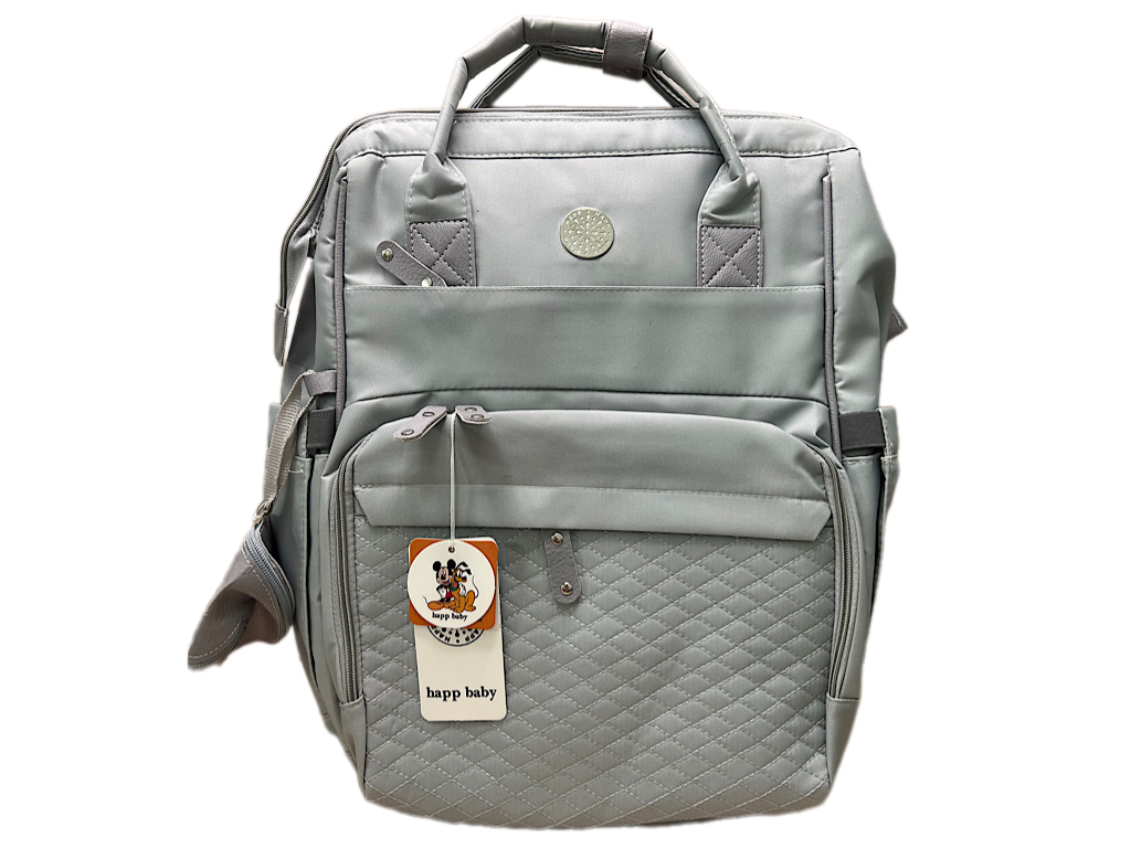 کوله پشتی و ساک لوازم نوزادی برزنتی به همراه لوازم جانبی هپ بیبی Happ baby