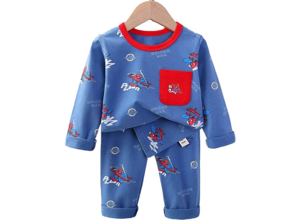 بلوز و شلوار راحتی پسرانه طرح مرد عنکبوتی