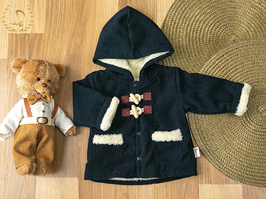 پالتو مخمل کبریتی کلاهدار داخل خز دانالو  Danaloo