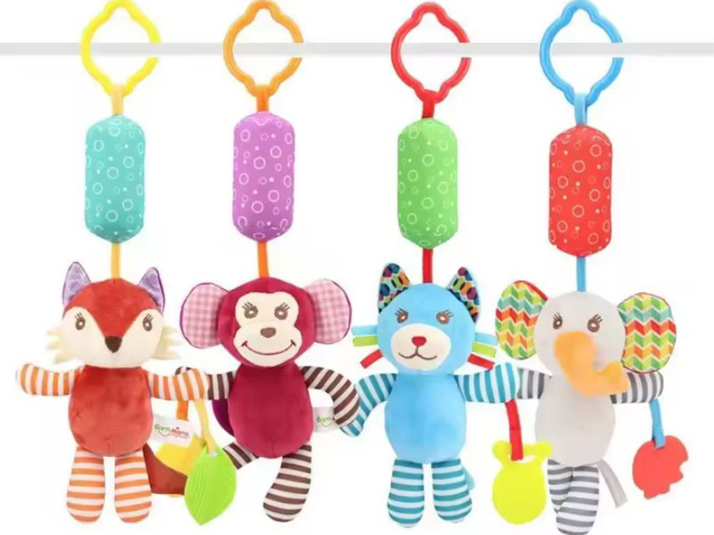 آویز تخت و کریر دندانگیر دار و دارای ملودی طرح حیوانات Garth Mama