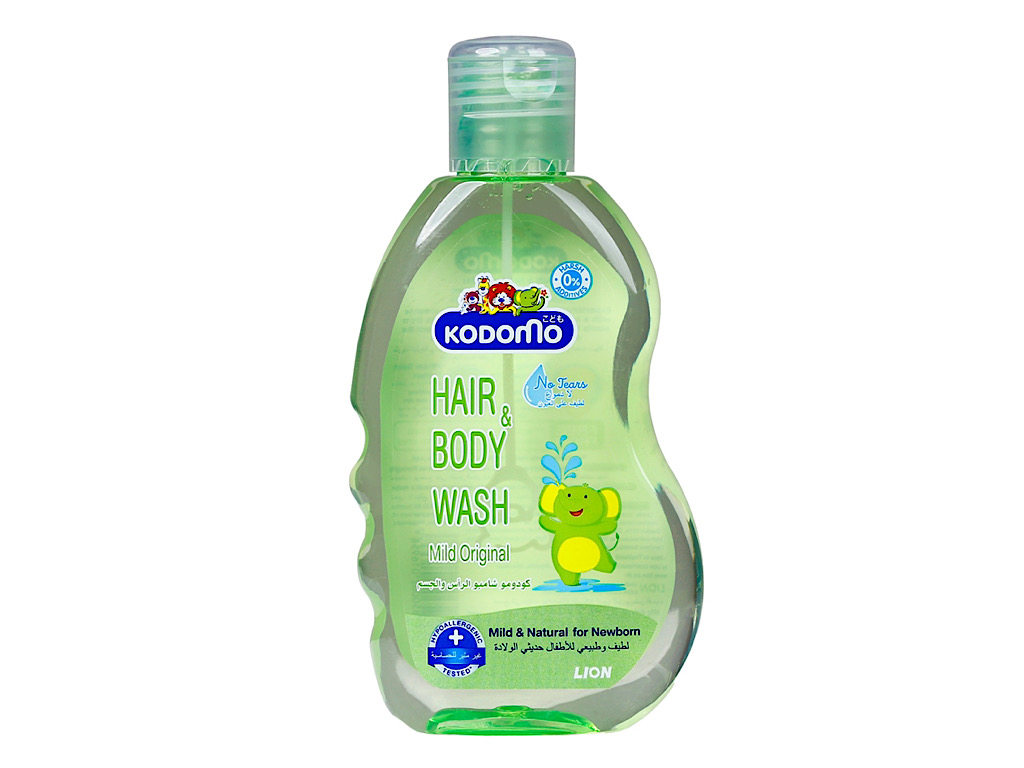 شامپو سر و بدن نوزاد و کودک حجم 200 میل کودومو kodomo