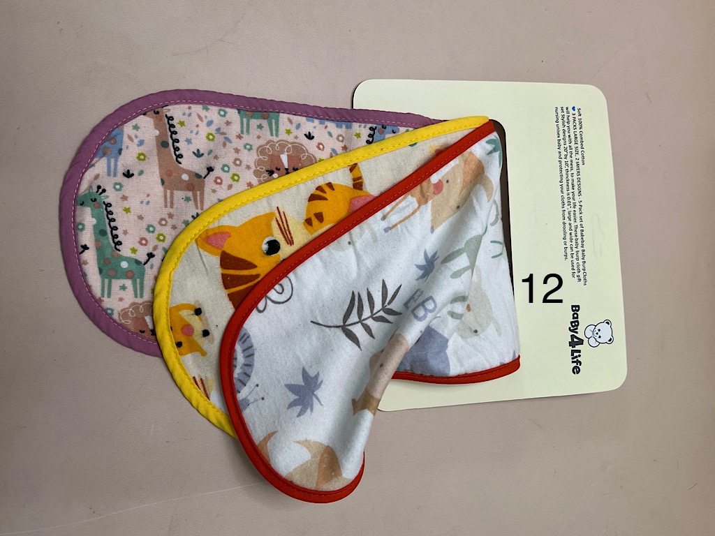 دستمال آروغ گیر نوزادی 3 عددی بیبی فور لایف BABY 4 LIFE