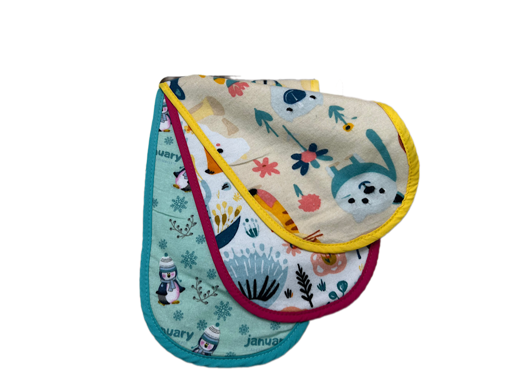 دستمال آروغ گیر نوزادی 3 عددی بیبی فور لایف BABY 4 LIFE