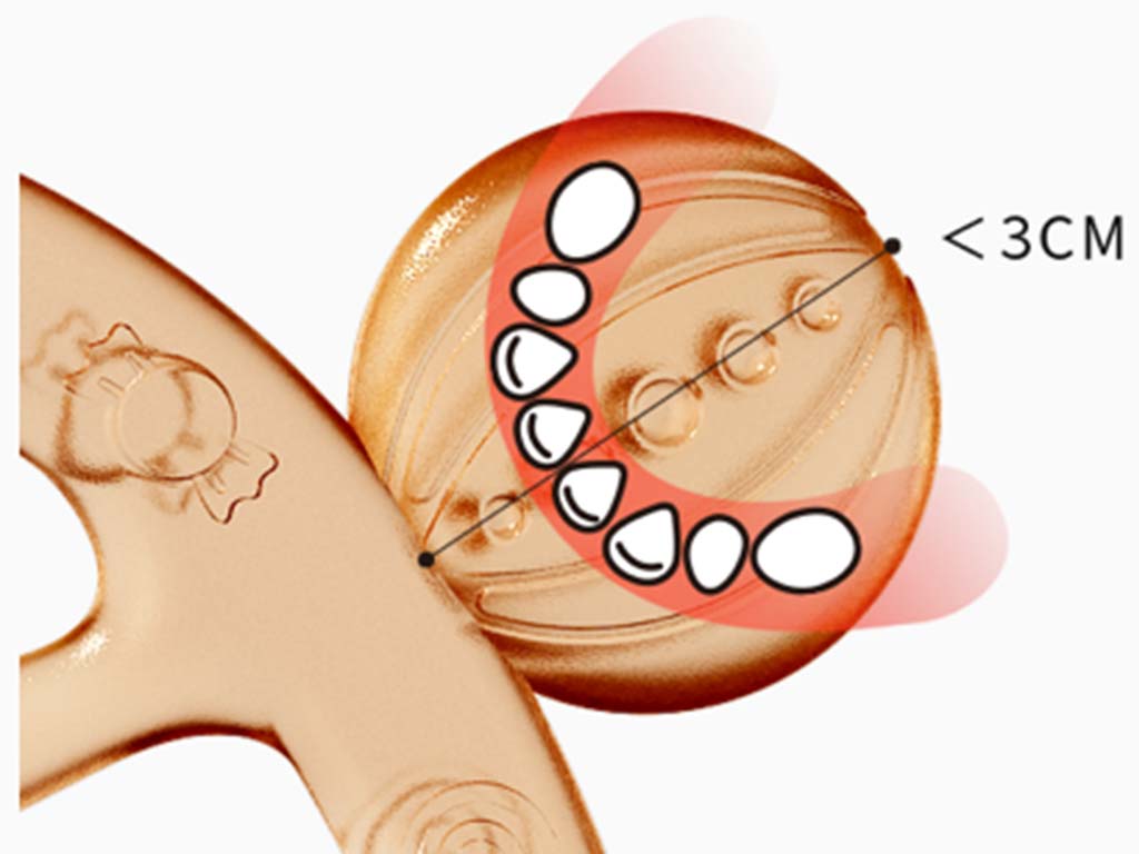 دندانگیر مچبندی  سیلیکونی نوزادی هی اور شی HEORSHE