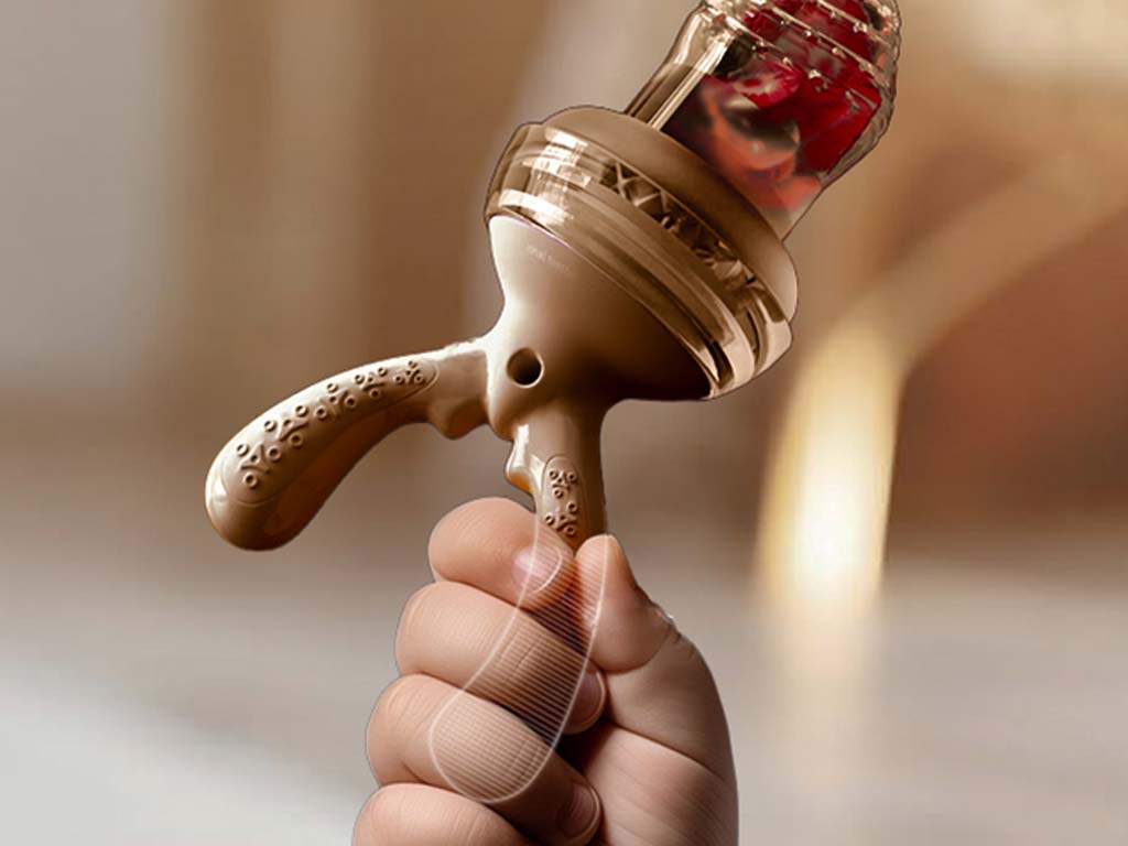 میوه خوری پستانکی نوزادی درپوش دار طرح هی اور شی  he or she